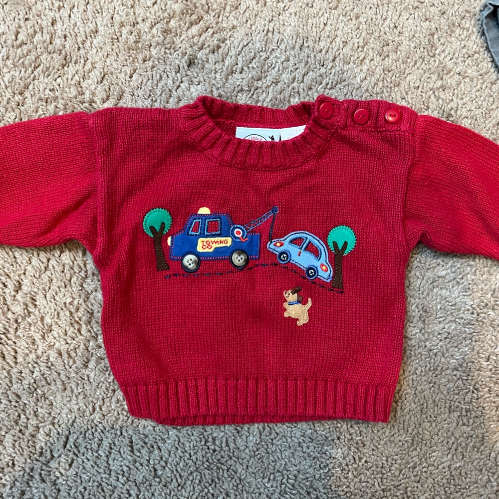Vintage baby boy sweater